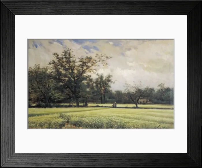 Framed Print : VAYREDA i VILA, Joaquim (1843-1894). Buckwheat Framed Print : VAYREDA i VILA, Joaquim (1843-1894). Buckwheat