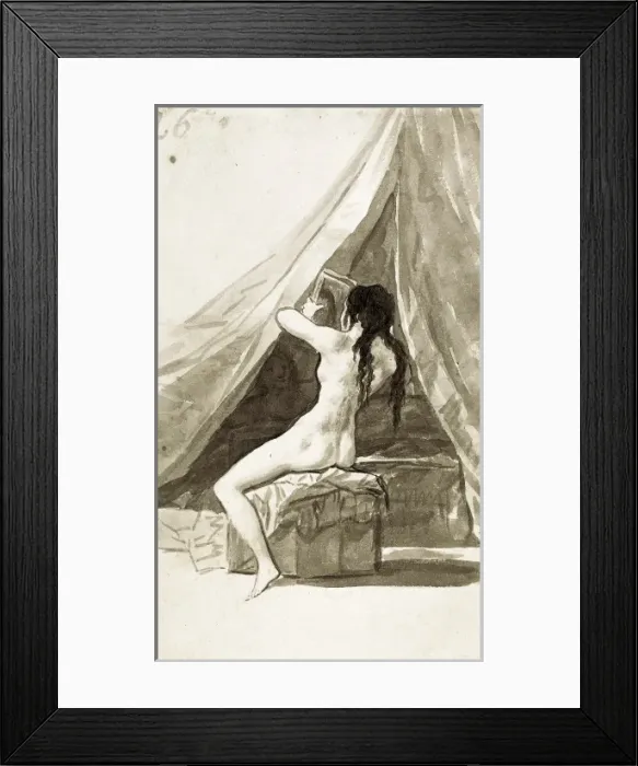 Framed Print : GOYA Y LUCIENTES, Francisco de (1746-1828). In Framed Print : GOYA Y LUCIENTES, Francisco de (1746-1828). In