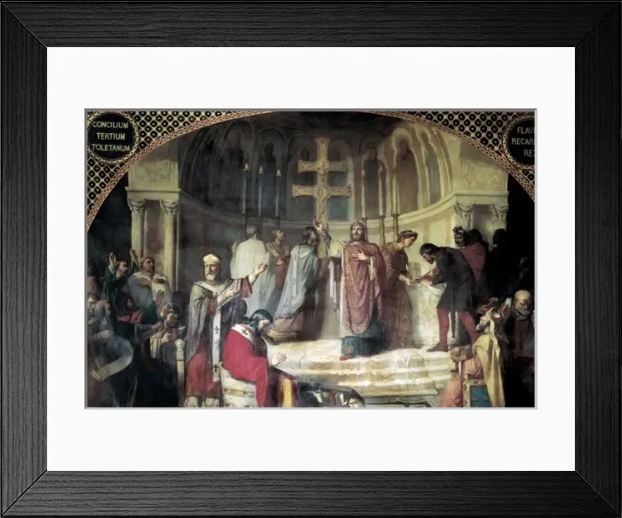 Framed Print : MARTI i MONZO, Josep (1840-1912). Third Council Framed Print : MARTI i MONZO, Josep (1840-1912). Third Council