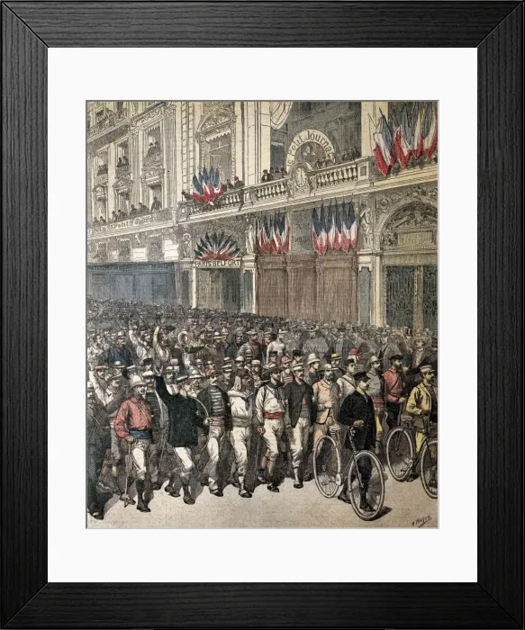 Framed Print : Foot march Par Framed Print : Foot march Par