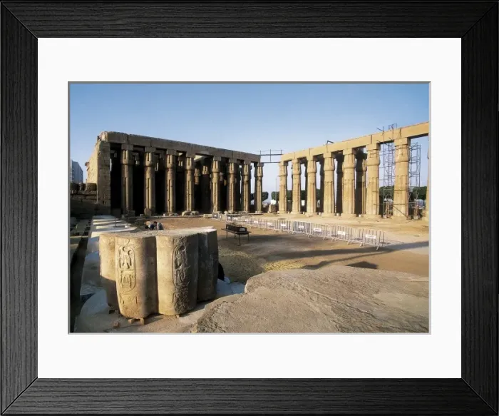 Framed Print : Ramesseum. EGYPT. QUENA. Luxor. Thebes. Ramesseum Framed Print : Ramesseum. EGYPT. QUENA. Luxor. Thebes. Ramesseum