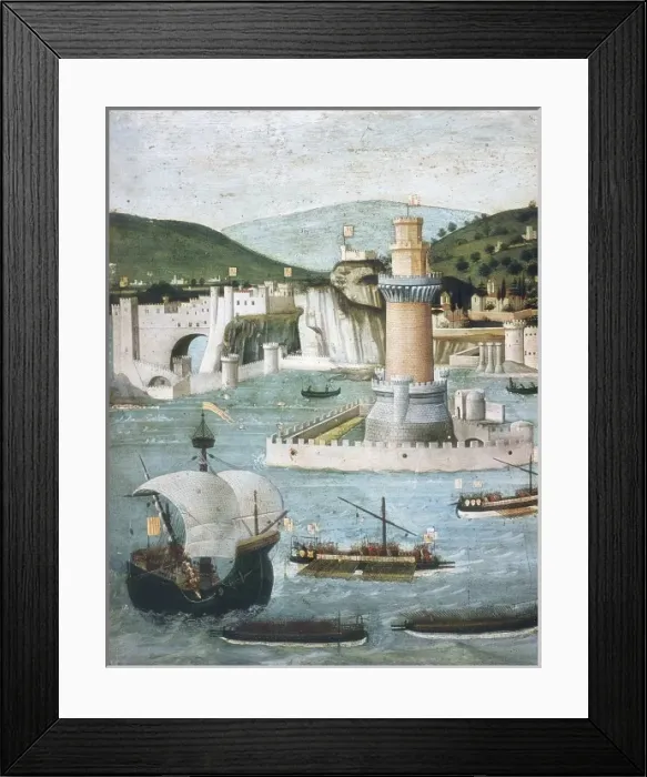 Framed Print : Table of the Strozzi. 1472-1473. The port Framed Print : Table of the Strozzi. 1472-1473. The port