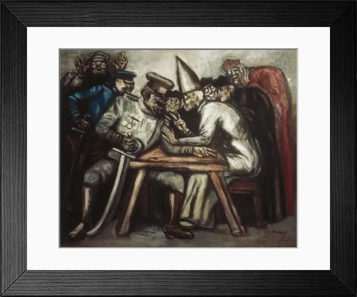 Framed Print : Meeting of the Church and the Army. Mexican Mural Framed Print : Meeting of the Church and the Army. Mexican Mural