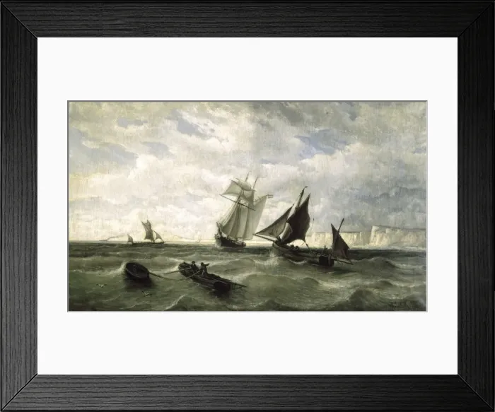 Framed Print : Seascape. 1868. Oil on canvas. SPAIN. Valencia Framed Print : Seascape. 1868. Oil on canvas. SPAIN. Valencia