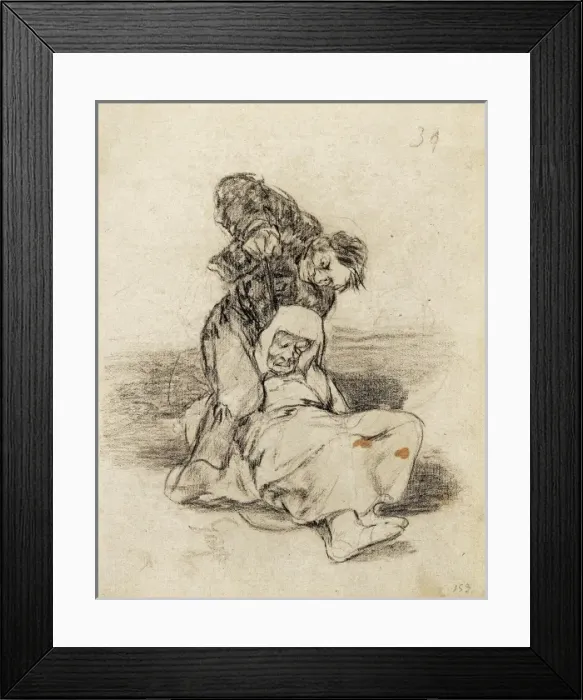 Framed Print : GOYA Y LUCIENTES, Francisco de (1746-1828). Loco Framed Print : GOYA Y LUCIENTES, Francisco de (1746-1828). Loco