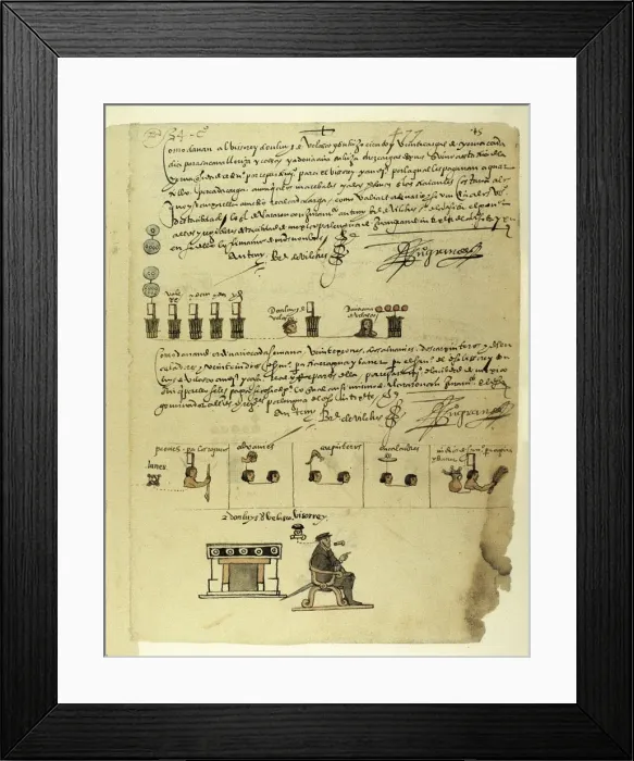 Framed Print : Codex Osuna (Ce Osuna). 16th c. Manuscrit Framed Print : Codex Osuna (Ce Osuna). 16th c. Manuscrit