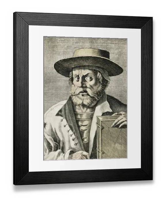 Framed Print : CHRYSOLORAS, Manuel (1350-1415). Byzantine humanist