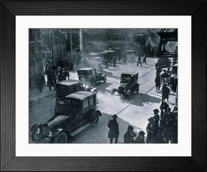 Framed Print : SPAIN. Madrid. Spain (1924). Madrid. Crossroads Framed Print : SPAIN. Madrid. Spain (1924). Madrid. Crossroads