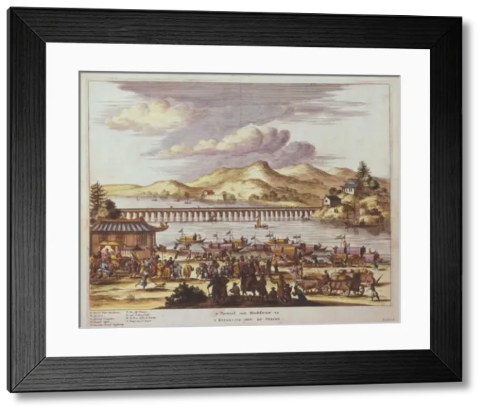 Framed Print : China (18th c. ). Beijing. Etching. FRANCE. Paris Framed Print : China (18th c. ). Beijing. Etching. FRANCE. Paris