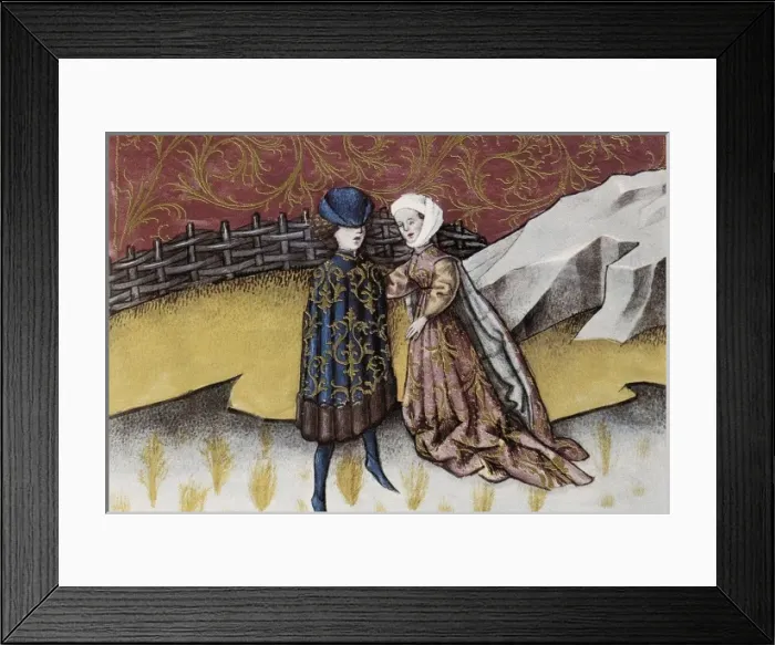 Framed Print : THOMAS of Cantimpr頨1201-1276). Codex Granatensis Framed Print : THOMAS of Cantimpr頨1201-1276). Codex Granatensis