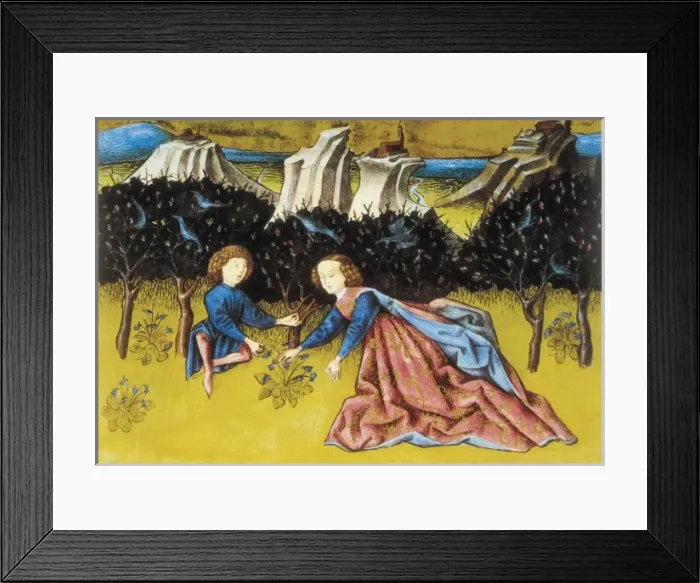 Framed Print : THOMAS of Cantimpr頨1201-1276). Codex Granatensis Framed Print : THOMAS of Cantimpr頨1201-1276). Codex Granatensis