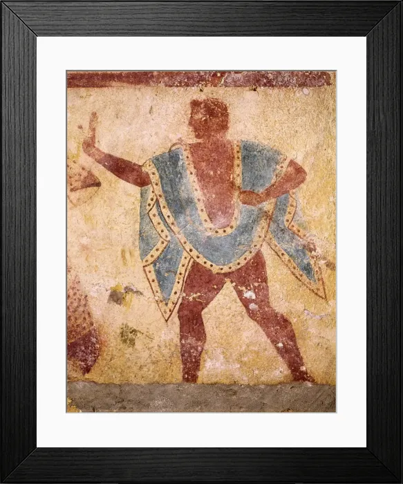 Framed Print : Giustiniani Tomb. 2nd half 5th c. BC. ITALY Framed Print : Giustiniani Tomb. 2nd half 5th c. BC. ITALY