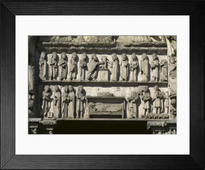 Framed Print : Notre-Dame Cathedral of Chartres. 1194-1290 Framed Print : Notre-Dame Cathedral of Chartres. 1194-1290
