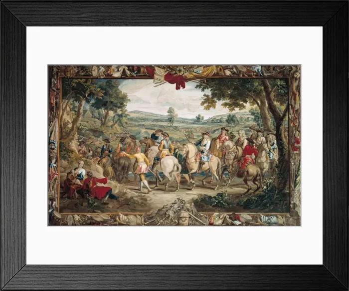 Framed Print : The March. 17th c. GERMANY. Munich. New Schleissheim Framed Print : The March. 17th c. GERMANY. Munich. New Schleissheim