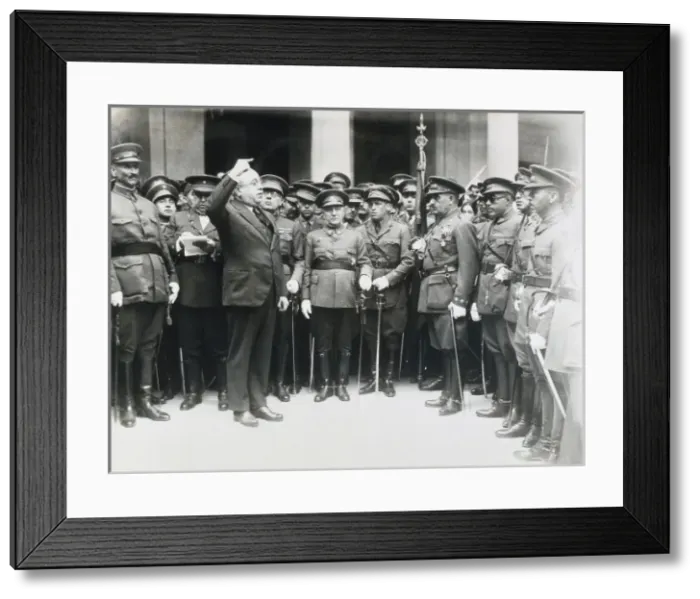 Framed Print : Spain. The Second Republic. Manuel Azan a Framed Print : Spain. The Second Republic. Manuel Azan a