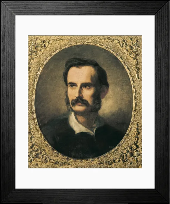 Framed Print : MARTI i ALSINA, Ramon (1826-1894). Narc Framed Print : MARTI i ALSINA, Ramon (1826-1894). Narc