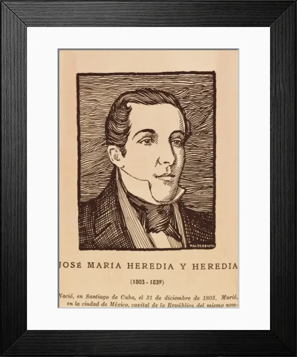 Framed Print : HEREDIA Y HEREDIA, Jose Mar Framed Print : HEREDIA Y HEREDIA, Jose Mar