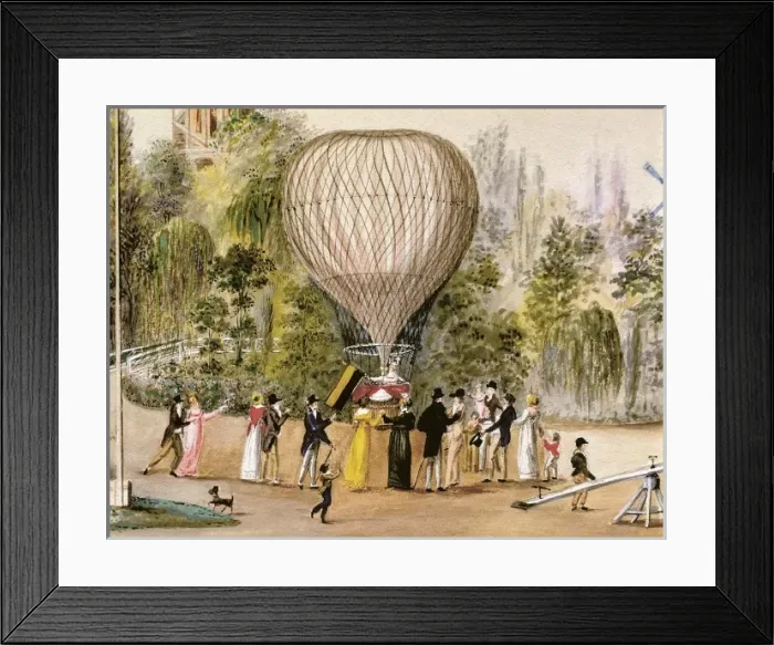 Framed Print : Air balloon in the Rosembaumschergarten, Vienna Framed Print : Air balloon in the Rosembaumschergarten, Vienna