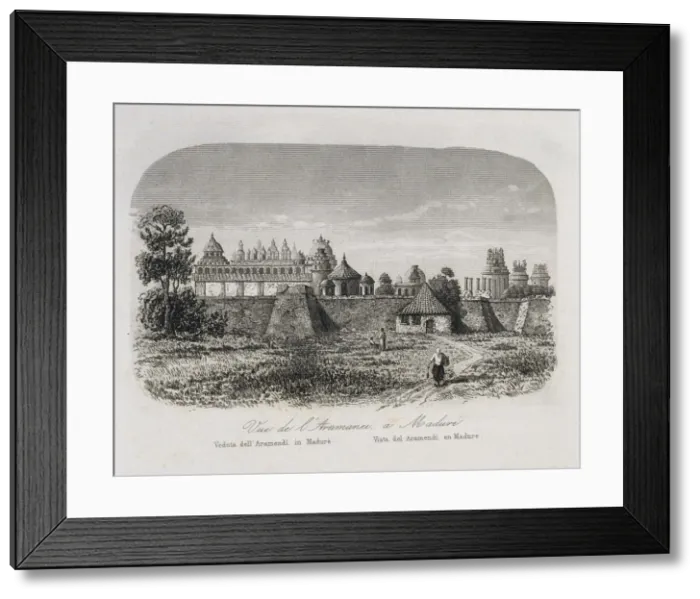 Framed Print : India (1863). Madurai. Picture of the Historia Framed Print : India (1863). Madurai. Picture of the Historia