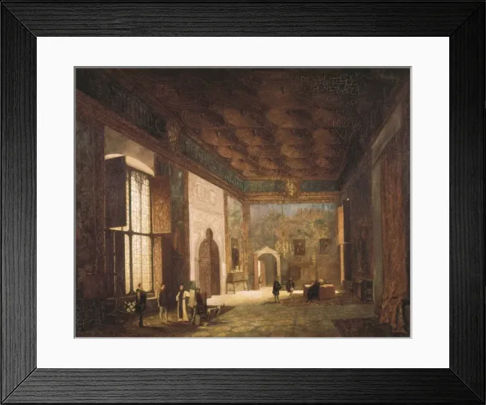 Framed Print : Mosen Sorell Palace. s. XIX. Spanish anonymous Framed Print : Mosen Sorell Palace. s. XIX. Spanish anonymous
