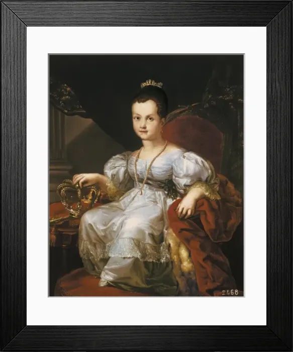 Framed Print : LOPEZ Y PORTAс, Vicente (1772-1850). Portrait Framed Print : LOPEZ Y PORTAс, Vicente (1772-1850). Portrait