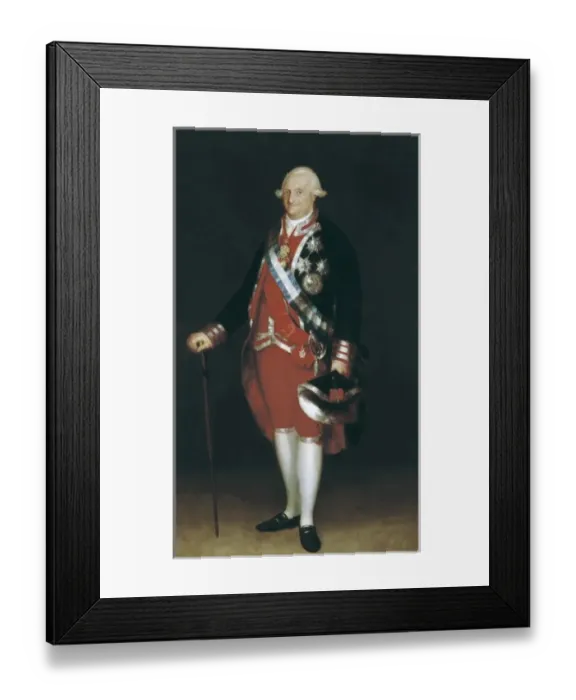 Framed Print : GOYA Y LUCIENTES, Francisco de (1746-1828). Charles Framed Print : GOYA Y LUCIENTES, Francisco de (1746-1828). Charles