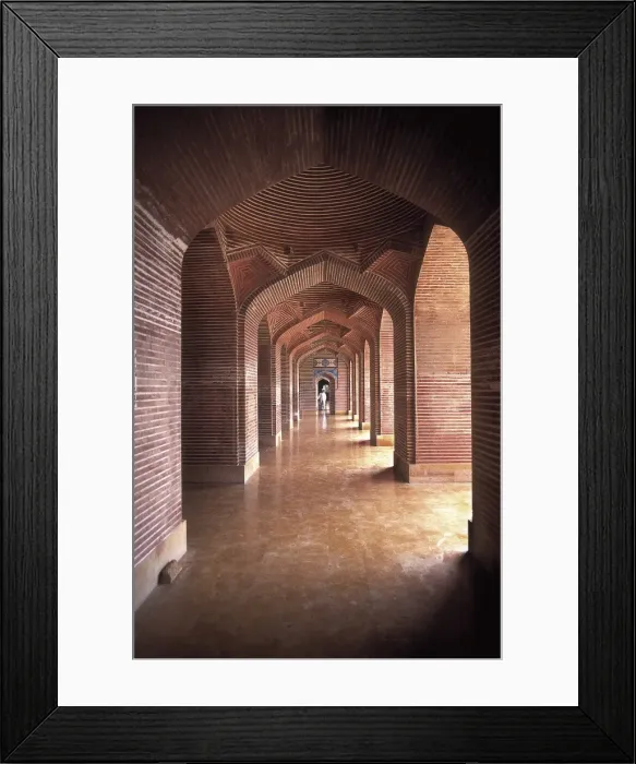 Framed Print : Shah Jahan Mosque. 1644. PAKISTAN. SINDH. Thatta Framed Print : Shah Jahan Mosque. 1644. PAKISTAN. SINDH. Thatta