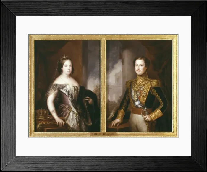 Framed Print : GUTIERREZ DE LA VEGA, Jos頨1791-1865). Isabella Framed Print : GUTIERREZ DE LA VEGA, Jos頨1791-1865). Isabella