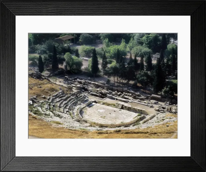 Framed Print : GREECE. ATTICA. Athens. Acropolis. Theatre of Framed Print : GREECE. ATTICA. Athens. Acropolis. Theatre of