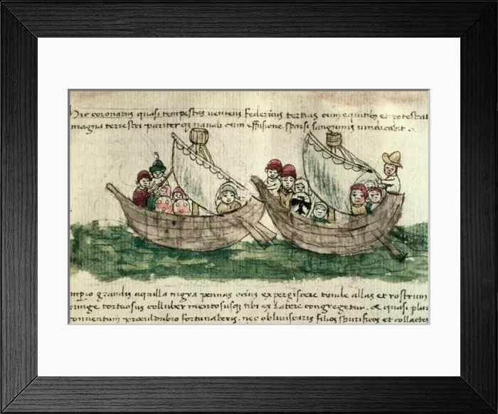 Framed Print : Thrid Crusade (1189-1192). Army of Frederick Framed Print : Thrid Crusade (1189-1192). Army of Frederick