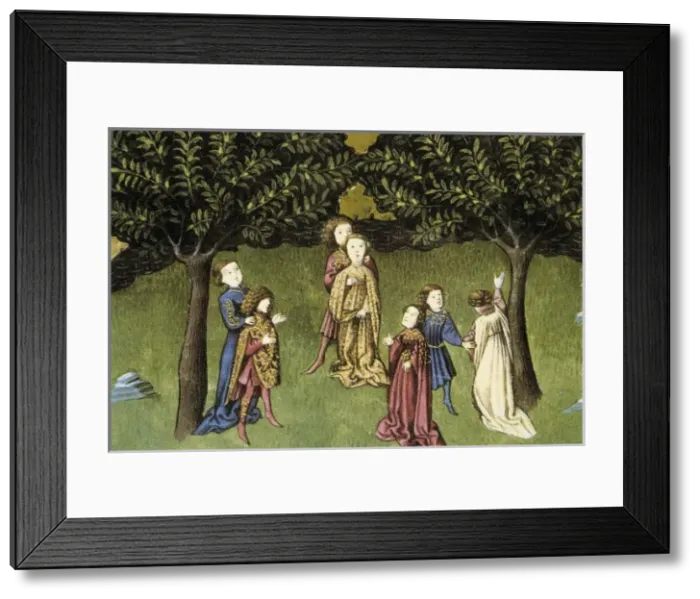 Framed Print : THOMAS of Cantimpr頨1201-1276). Codex Granatensis Framed Print : THOMAS of Cantimpr頨1201-1276). Codex Granatensis