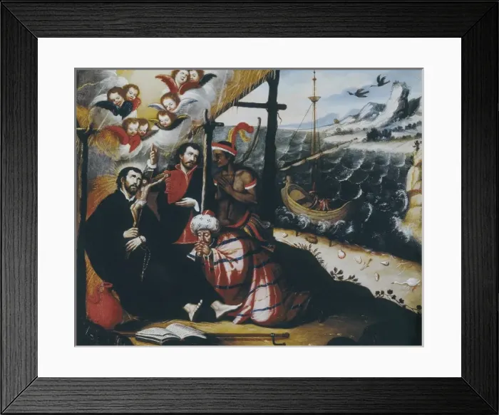 Framed Print : Xavier, Saint Francis (1506-1552). Jesuit missionary Framed Print : Xavier, Saint Francis (1506-1552). Jesuit missionary