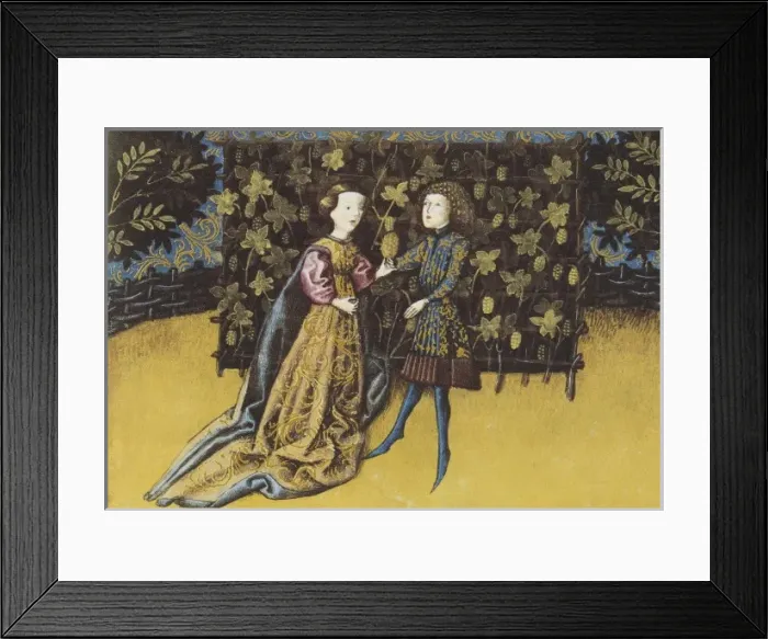 Framed Print : THOMAS of Cantimpr頨1201-1276). Codex Granatensis Framed Print : THOMAS of Cantimpr頨1201-1276). Codex Granatensis