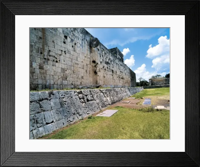 Framed Print : MEXICO. YUCATN. Chich鮠ItzᮠBall Court. Maya Framed Print : MEXICO. YUCATN. Chich鮠ItzᮠBall Court. Maya