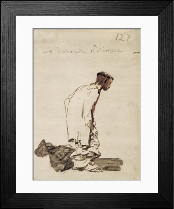 Framed Print : GOYA Y LUCIENTES, Francisco de (1746-1828). Se Framed Print : GOYA Y LUCIENTES, Francisco de (1746-1828). Se