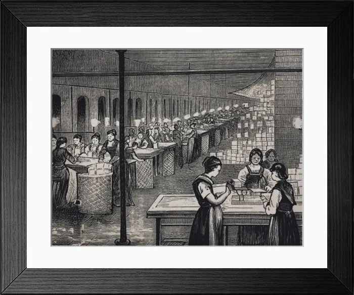 Framed Print : Rice starch factory of E. Hoffman and Company Framed Print : Rice starch factory of E. Hoffman and Company