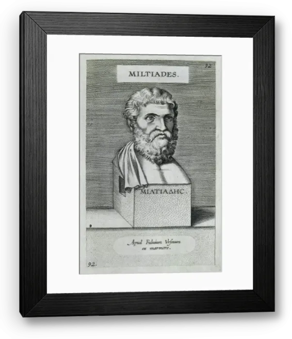 Framed Print : Miltiades The Younger (c. 554 BC probably 489 Framed Print : Miltiades The Younger (c. 554 BC probably 489