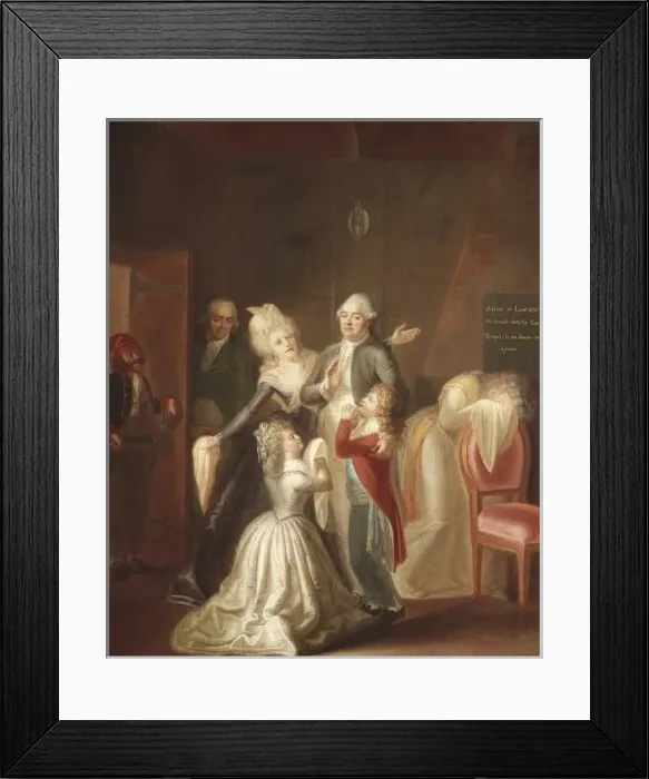 Framed Print : HAUER, Jean Jacques (1751-1829). Louis XVI s Framed Print : HAUER, Jean Jacques (1751-1829). Louis XVI s