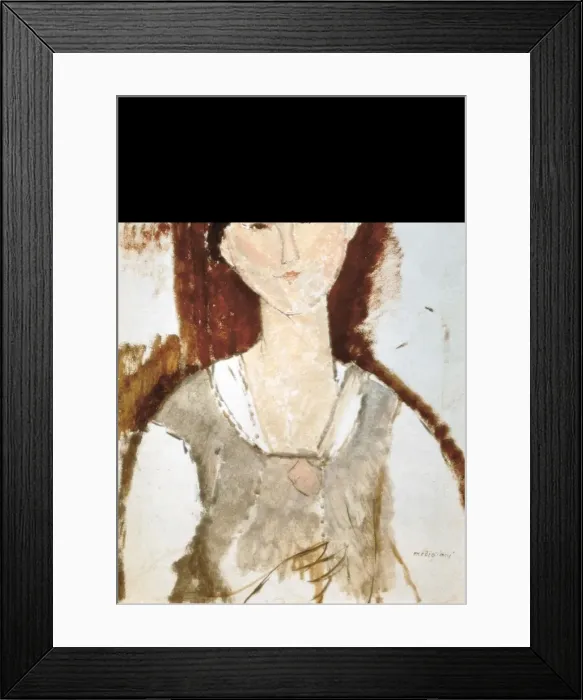 Framed Print : MODIGLIANI, Amedeo (1884-1920). Study for a Portrait