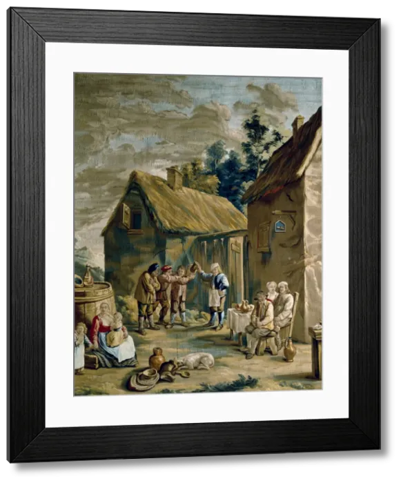 Framed Print : SPAIN. Madrid. Royal Palace. The Well. 17th c Framed Print : SPAIN. Madrid. Royal Palace. The Well. 17th c
