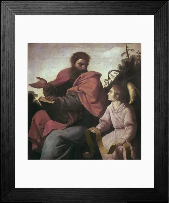 Framed Print : ZURBARAN, Francisco de (1598-1664). Saint Matthew Framed Print : ZURBARAN, Francisco de (1598-1664). Saint Matthew