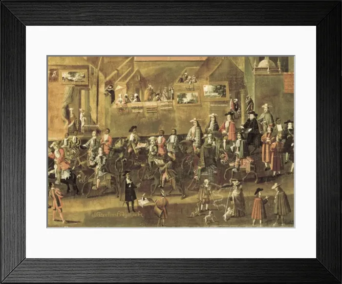 Framed Print : PEREZ DE HOLGUIN, Melchor (1665-1724). Entry Framed Print : PEREZ DE HOLGUIN, Melchor (1665-1724). Entry