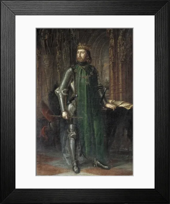 Framed Print : JOHN I of Castilia (1358-1390). King of Castile Framed Print : JOHN I of Castilia (1358-1390). King of Castile