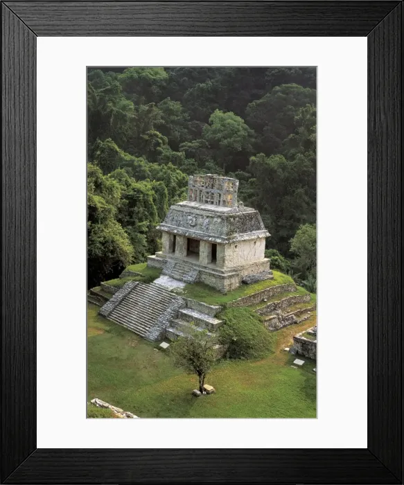 Framed Print : Sun Temple. 7th-8th c. MEXICO. CHIAPAS. Palenque