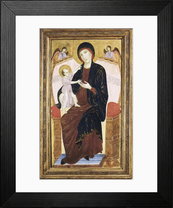 Framed Print : DUCCIO di BUONINSEGNA (1255-1318). Virgin Framed Print : DUCCIO di BUONINSEGNA (1255-1318). Virgin
