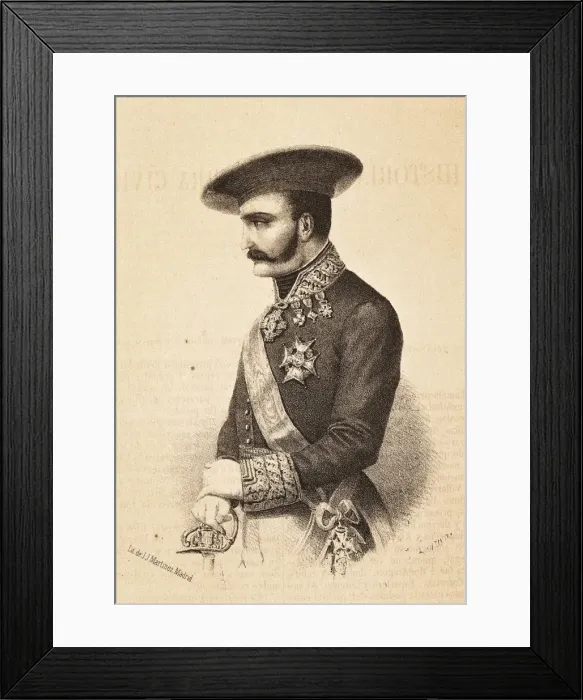 Framed Print : ZUMALACARREGUI, Tom᳠(1788-1835). Carlist general Framed Print : ZUMALACARREGUI, Tom᳠(1788-1835). Carlist general