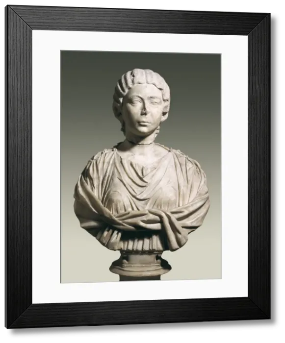 Framed Print : FAUSTINA, Annia Galeria (125-175). Roman empress Framed Print : FAUSTINA, Annia Galeria (125-175). Roman empress