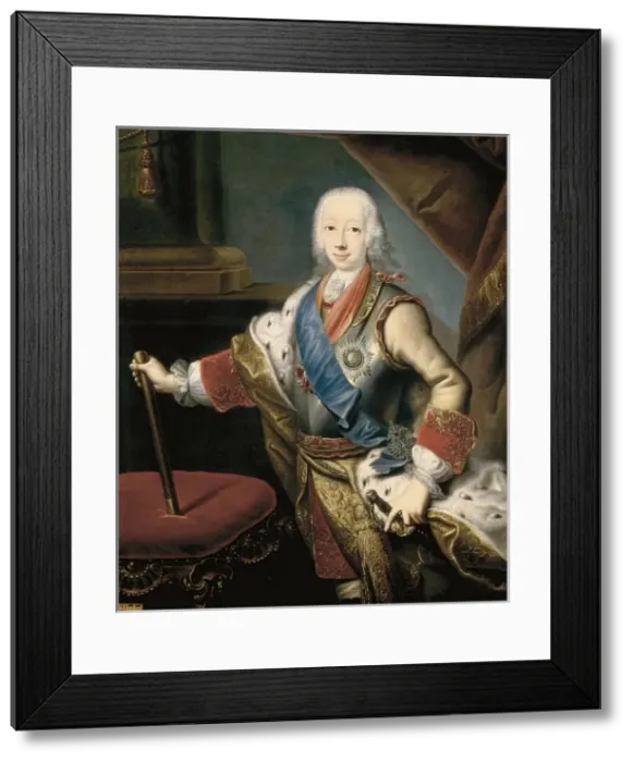 Framed Print : Peter III (1728-1762). Tsar of Russia from January Framed Print : Peter III (1728-1762). Tsar of Russia from January
