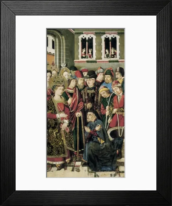 Framed Print : JIMENEZ, Miguel (1462-1505);BERNAT, Mart Framed Print : JIMENEZ, Miguel (1462-1505);BERNAT, Mart