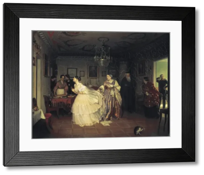 Framed Print : FEDOTOV, Pavel Andreevich (1815-1852). The Major s Framed Print : FEDOTOV, Pavel Andreevich (1815-1852). The Major s